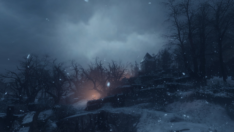 4K, a plague tale: innocence, snow, night