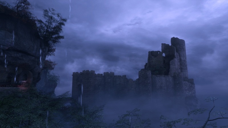 a plague tale: innocence, rain, 4K, castle, night
