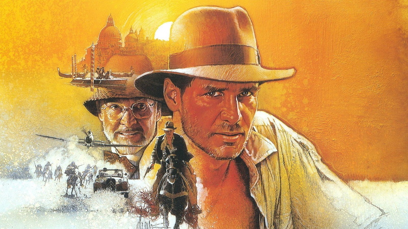 Harrison Ford, Sean Connery, movies, 1080P, Indiana Jones, Indiana Jones And The Last Crusade