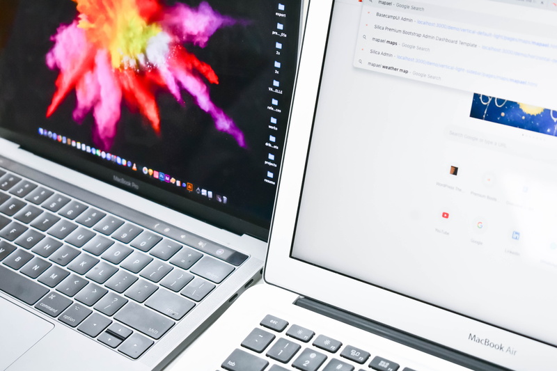 office setup, close-up, 2019, macbook, still life, computer equipment, business, officestup, paper, macair, newyear, data, photography, table, text, office desk