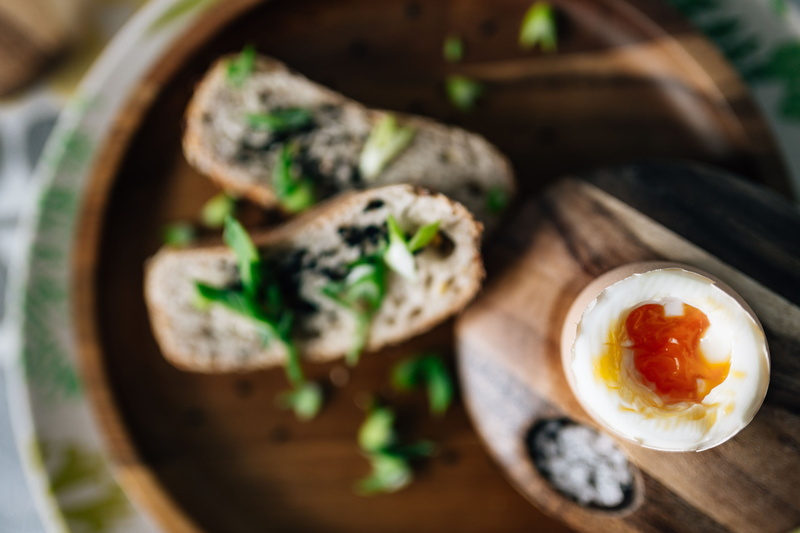breakfast, close-up, tea with lemon, wood - material, table, egg yolk, egg, high angle view, vegetable, diet, spring, eggs, directly above, fried egg, served