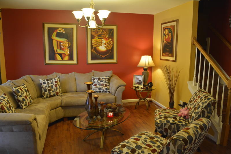living room wall, living room, illuminated, lounge, corner, lamp, frame, glass, style, pillow, picture frame, home showcase interior, home, couch, colors