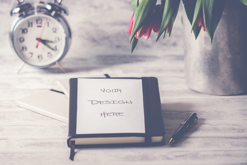 day, tulips, alarm, dawn, time, flowers, note pad, plant, ballpen, still life, pen, clock, leaves, handwriting, no people, table, blur, nature, vase, communication