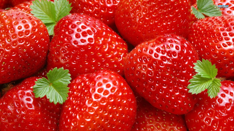 1080P, Fruits, Strawberry, bunch