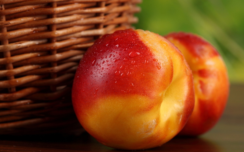 basket, nectarine, 2K, nectarines, fruits