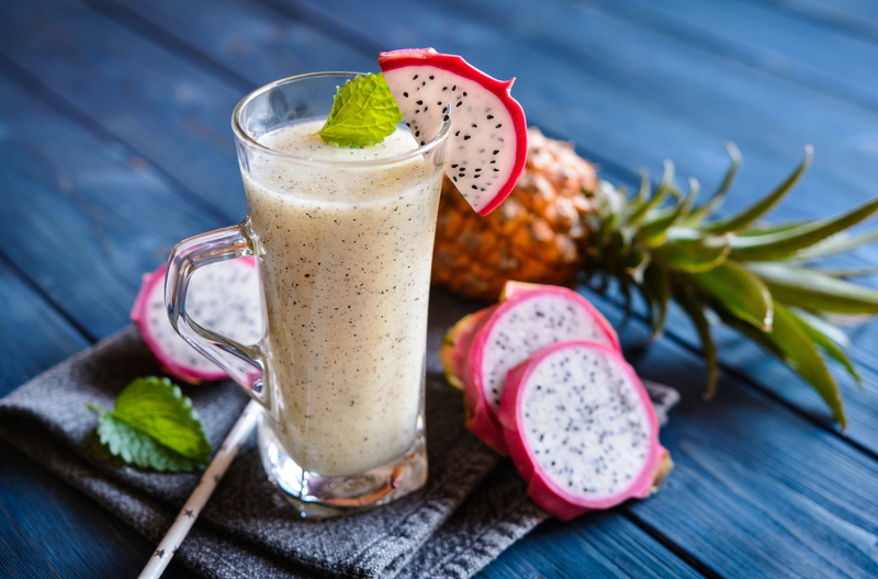 8K, lychee, drink, pineapple, smoothies