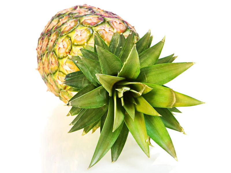 cut out, food, ananas, healthy, pinapple, nutrition, plant part, herb, wellbeing, fruit, food and drink, nature, eat, white, background, leaf, no people