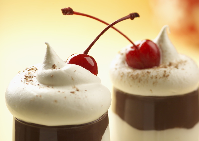 2K, freshness, cream, milk chocolate, cocktail, cupcake, food, berry fruit, close-up, still life, dairy product, temptation, indulgence, cherries, milk