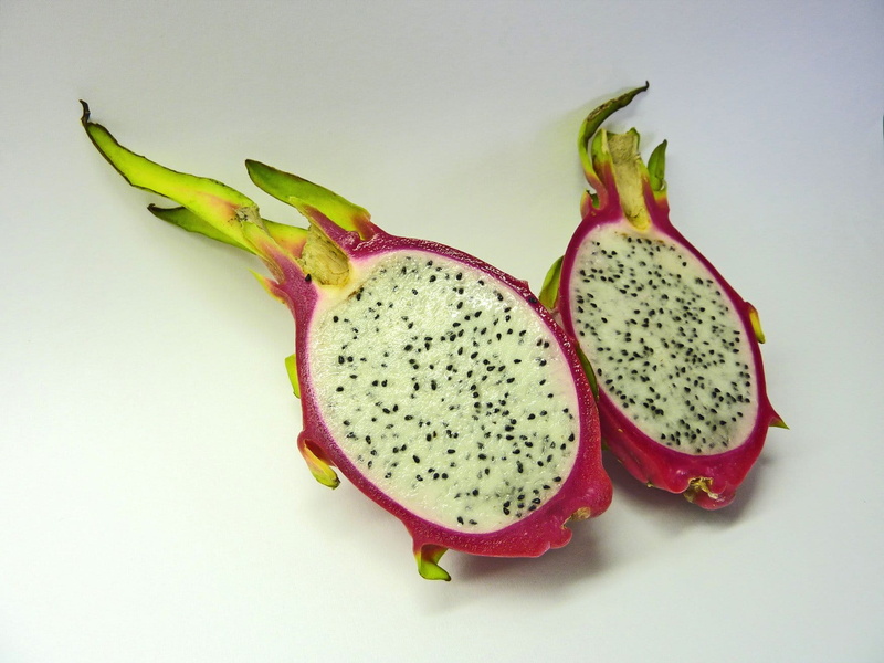 exotic, cut out, no people, food and drink, 720P, sliced, food, fruit, wellbeing, white background, dragonfruit, healthy eating, indoors, freshness, tropical fruit
