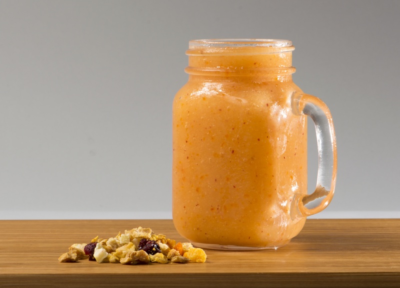 table, indoors, bless you, temptation, freshness, mango, wellness, healthy, pineapple, still life, refreshment, wellbeing, container, guava, mason, jar