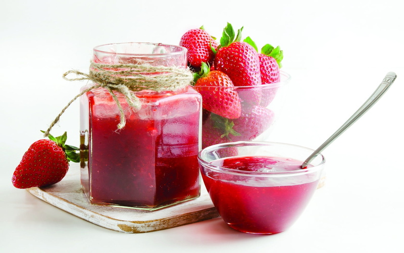smoothie, sweet Food, strawberries, freshness, jar, summer, drinking Glass, glass, backgrounds, cocktail, yogurt, ripe, glass - Material, berry Fruit, dieting