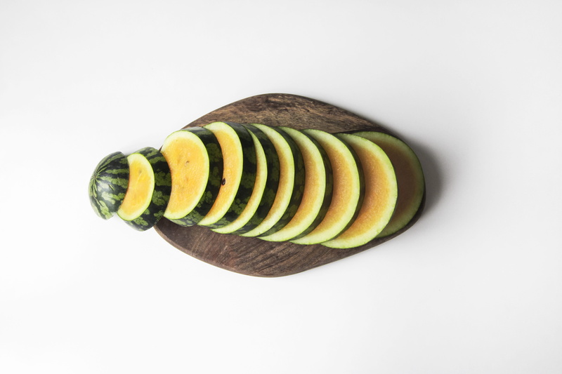 single Object, fruit salad, no People, gourmet, snack, dieting, zucchini, ripe, close-up, refreshment, watermelon, banana, fruit, food styling, sweet, vegetarian Food