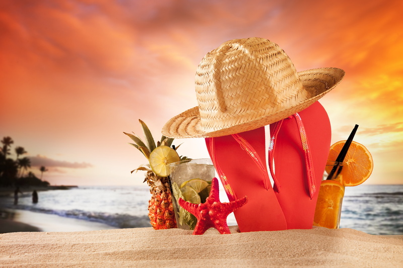 sunset, sea, starfish, slates, summer, shell, mojito, seashells, beach, sand, 5K, vacation, cocktail