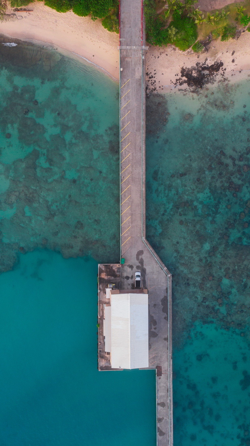 reef, building, standing water, pier, swimming pool, waimanalo, shoreline, sea, day, high angle view, poolside, outdoors, metal, concrete, pool, 41- 305 kalanianaʻole hwy