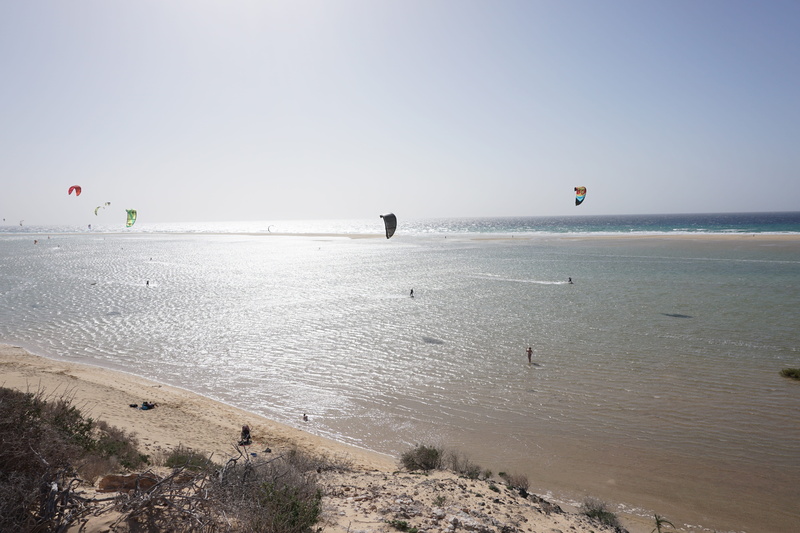 travel, 5K, water, blue, clear sky, atlantic, scenics - nature, landscape, summer, panorama, fuerteventura, sea, view, tranquility, beach, nature, island