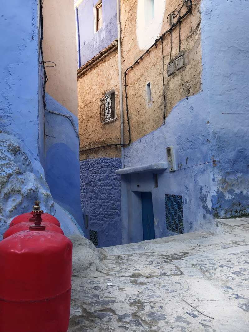 tower, brick, walkway, outdoors, chefchaouen, red, staircase, nature, snow, building, ice, residential district, window, no people, water, clothing, architecture