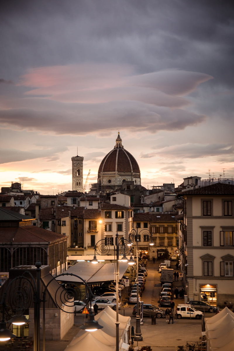 travel destinations, dome, building, nature, marketplace, city, outdoors, 1080P, residential district, sunset, built structure, duomo, outlook, sky, house of worship