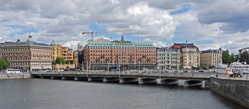 cloud - sky, capital, excursion ship, investors, lilla värtan, government, 4K, sky, stockholm, connection, restaurant, bridge, river, water, tourism, commercial bank