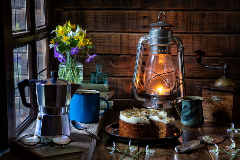 Glasses, 2K, Spoon, Book, Photography, Grinder, Flower, Lantern, Coffee, Cake, Still Life