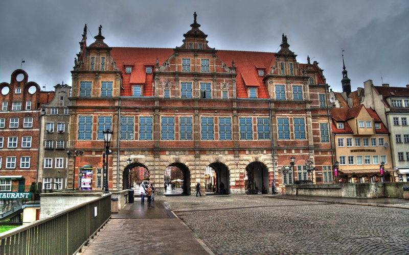 buildings, gdansk, 2K, poland, hdr, street, cities