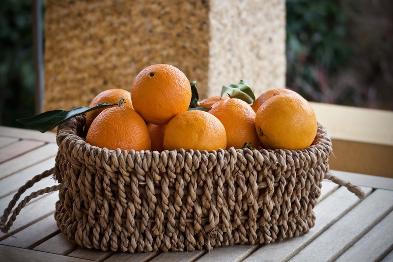 wicker basket, antioxidant, healthy food, wood - material, jute, 5K, wood, food, citrus fruits, outdoors, italy, top, food and drink, freshness, focus on foreground
