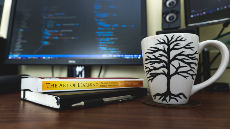 food and drink, technology, coffee - drink, representation, journal, computer, art and craft, drink, desk, creativity, mug, table, book, learn, coffee