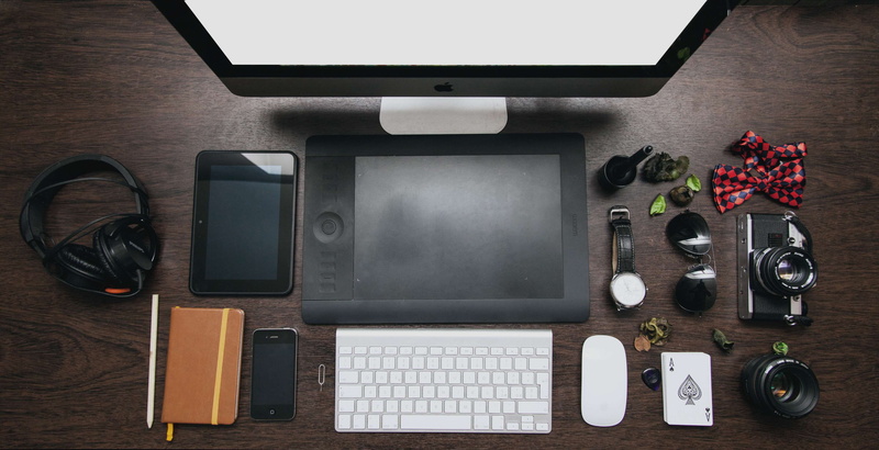 office, headphone, technology, communication, apple, indoors, computer mouse, devices, eyewear, computer equipment, imac, arrangement, directly above, pc