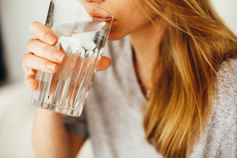 drinking, adult, holding, young women, drinking glass, drink, hair, person, long hair, wear, food and drink, hydration, water, hand, indoors, glass, girl