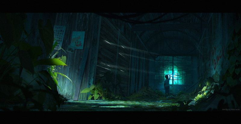 1080P, house, children, abandoned, plants