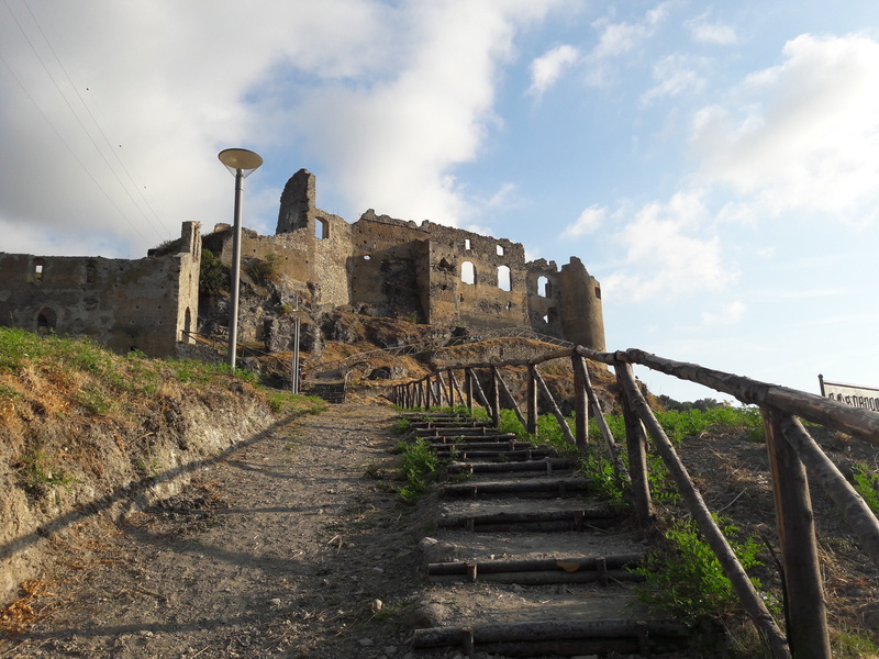 day, ruins, history, historic, built structure, low angle view, the past, ruined, italy, staircase, sky, building exterior, no people, archeology, san micheal