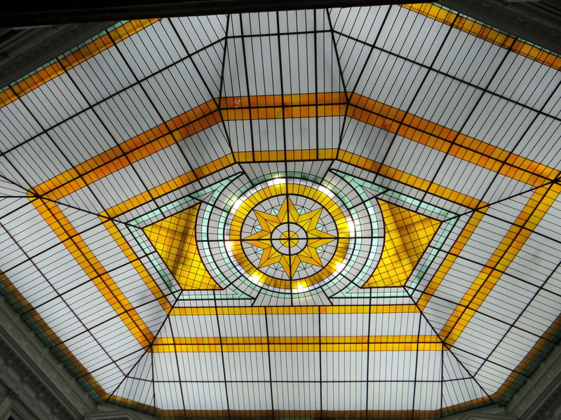 sunlight, 4K, the ceiling, metal, architecture and art, low angle view, the art of, the edifice, design, directly below, polytechnic institute, building