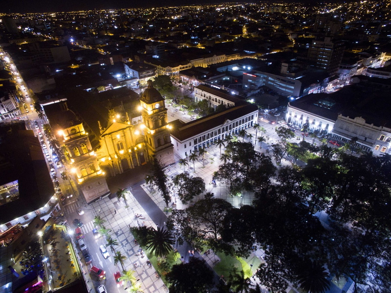 street, cityscape, aerial View, building exterior, photo air, outdoors, transportation, city, road, night, plant, no people, skyscraper, santa cruz, famous Place