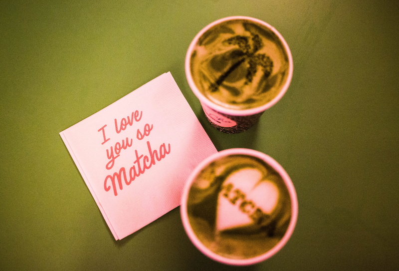 colored background, western script, handwriting, emotion, drink, event, positive emotion, cups, food, two, food and drink, high angle view, espresso, coffee