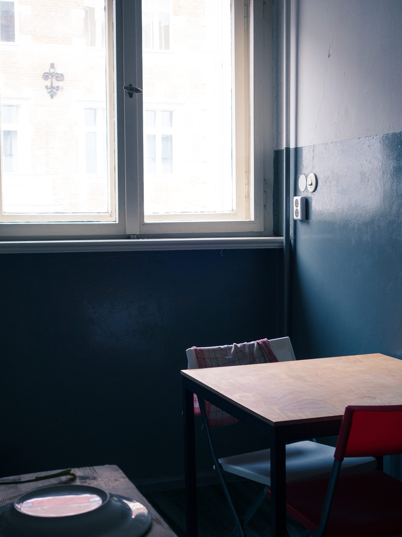 old, chair, absence, glass - material, interior, no people, wall - building feature, table, empty, 4K, minimal, architecture, flat, window, office, cosy
