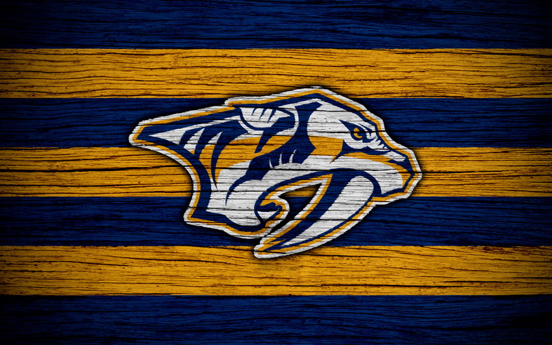 Hockey, Emblem, NHL, 4K, Nashville Predators, Logo