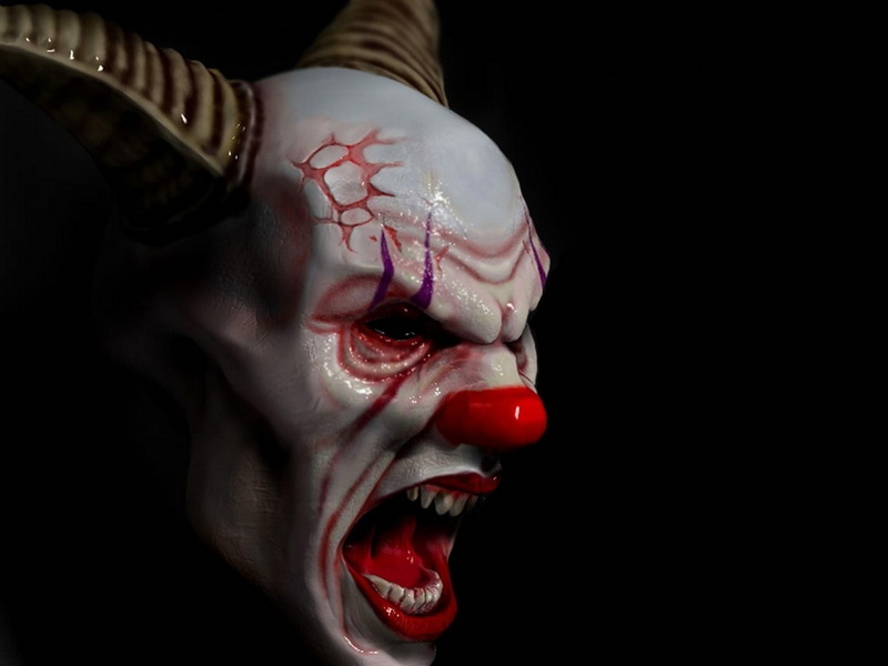close-up, human skeleton, mouth, celebration, fear, halloween, hand, make-up, human body part, artwork, indoors, art, clown, 1080P, Evil, studio shot
