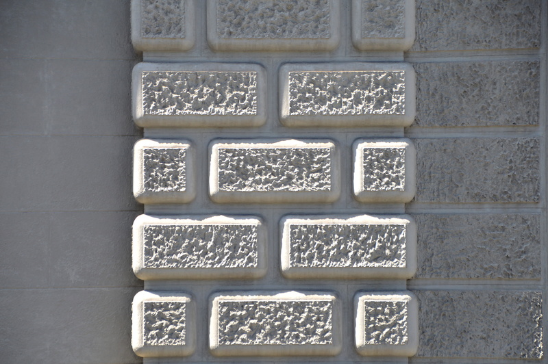entity, pattern, directly above, silver colored, wall - building feature, shape, day, design, stone material, outdoors, in a row, built structure, full frame