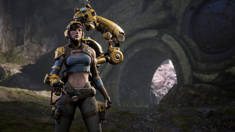 Paragon, caster, Microsoft, game, oppai, Epic Games, Gadget, PlayStation 4, PS4, 1080P, PC, girl, woman, ranged
