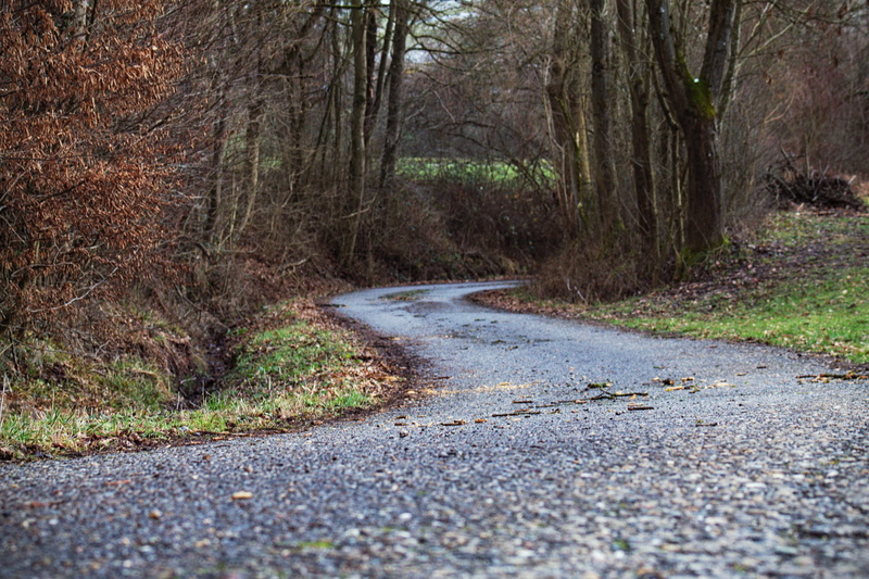 dirt road, downhill, diminishing perspective, tranquility, 4K, way, ground, no people, ebersbach an der fils, scenics - nature, footpath, non-urban scene