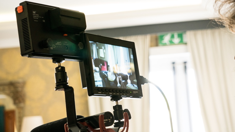 recording studio, equipment, close-up, tripod, Video, day, television set, no people, home video camera, photographic, Camera, Light, television camera