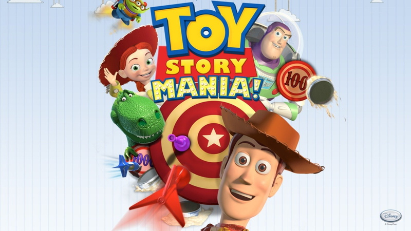 1080P, Woody (Toy Story), Toy Story Mania!, Buzz Lightyear, Rex (Toy Story), Toy Story
