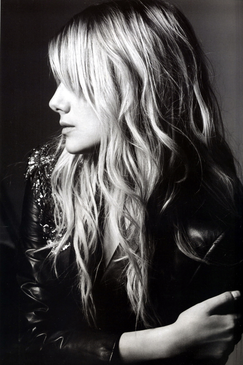 2K, monochrome, leather jackets, women, Mélanie Laurent, actress