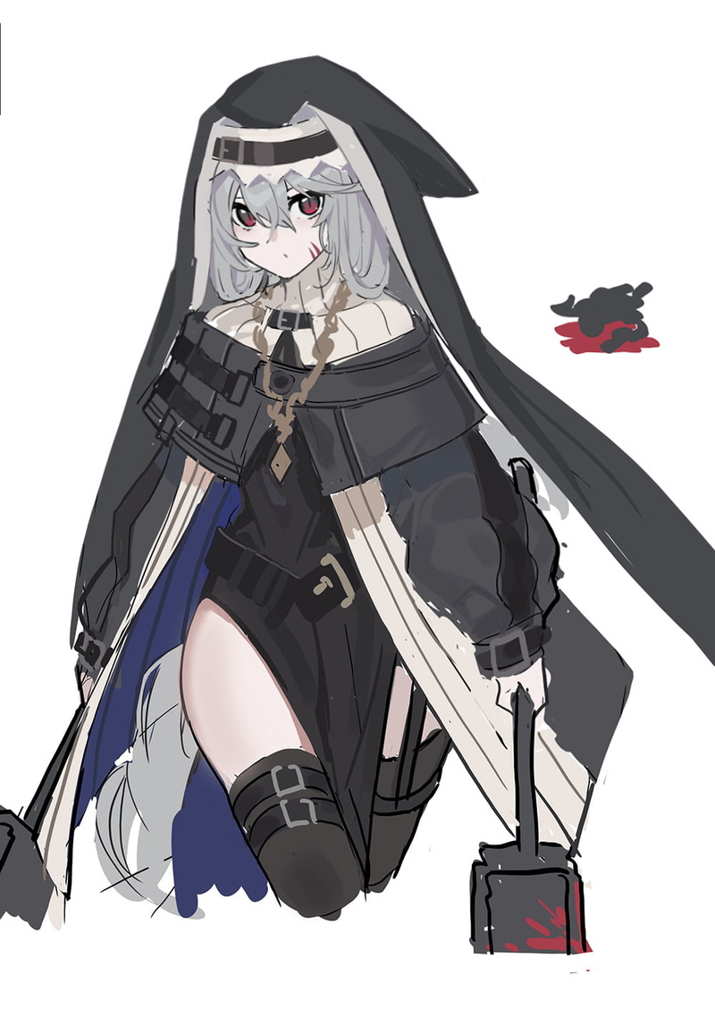 anime, 720P, Arknights, Specter(Arknights), ECHJ, anime girls