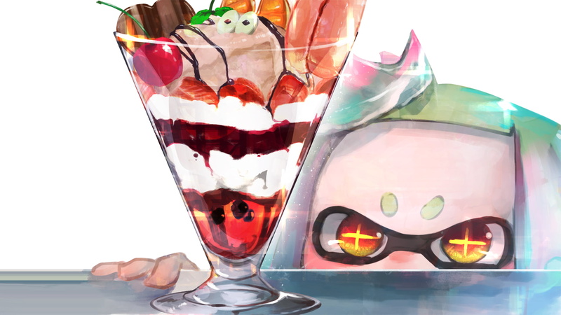 1080P, ice cream, food, Splatoon 2, Nintendo, Splatoon, anime