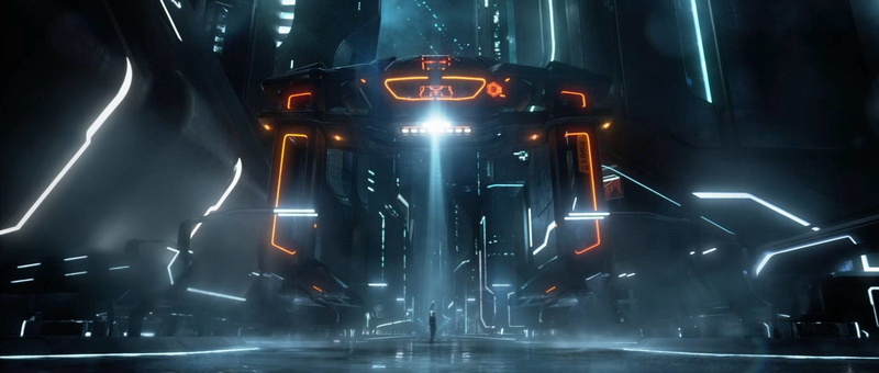 transportation, no people, aggression, TRON: Legacy, fantasy, security, night, mode of transportation, Disney, lights, sign, travel, illuminated, architecture