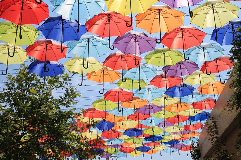 close-up, tourism, low angle view, alley, nature, transportation, sky, plant, built structure, abundance, no people, may, umbrella, odessa, arcadia, vacation