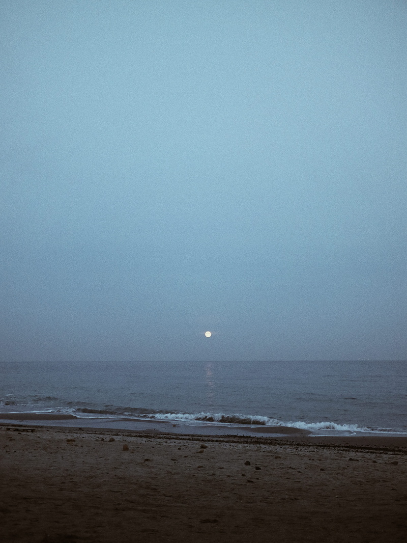 tranquil scene, ukraine, flare, light, blue, beauty in nature, copy space, moon, outdoors, dusk, idyllic, odessa, scenics - nature, non-urban scene, landscape