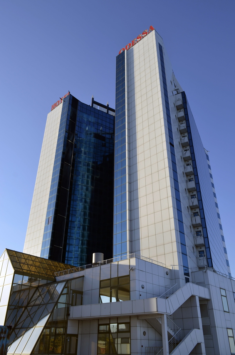 business, office building exterior, Port Tower, tower, architecture, building, no people, port, built Structure, office Building, day, window, blue, outdoors