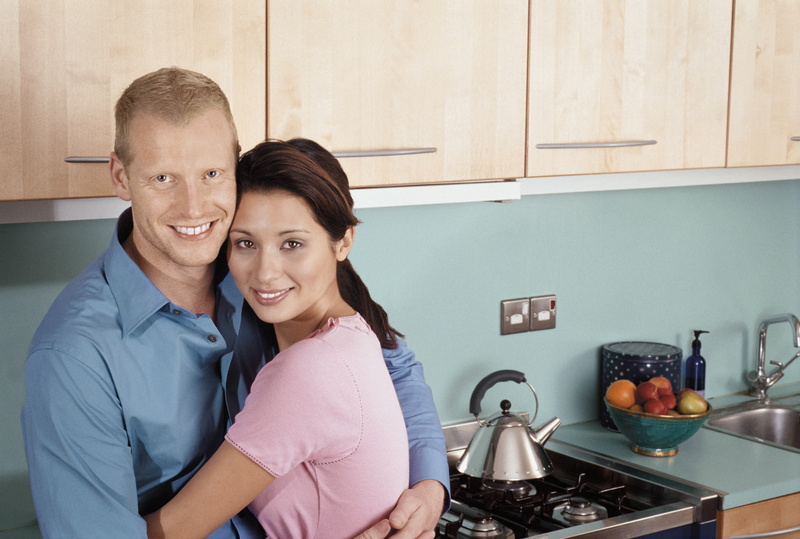 beauty, casual Clothing, real People, emotion, couple - Relationship, enjoyment, family, domestic Kitchen, young Adult, home, looking At Camera, males