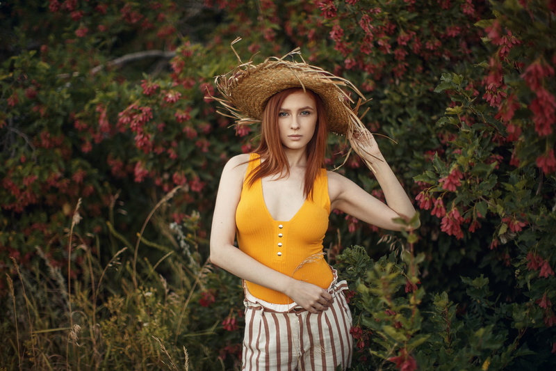 Sergey Sorokin, 2K, hat, Daria Kostina, Girl